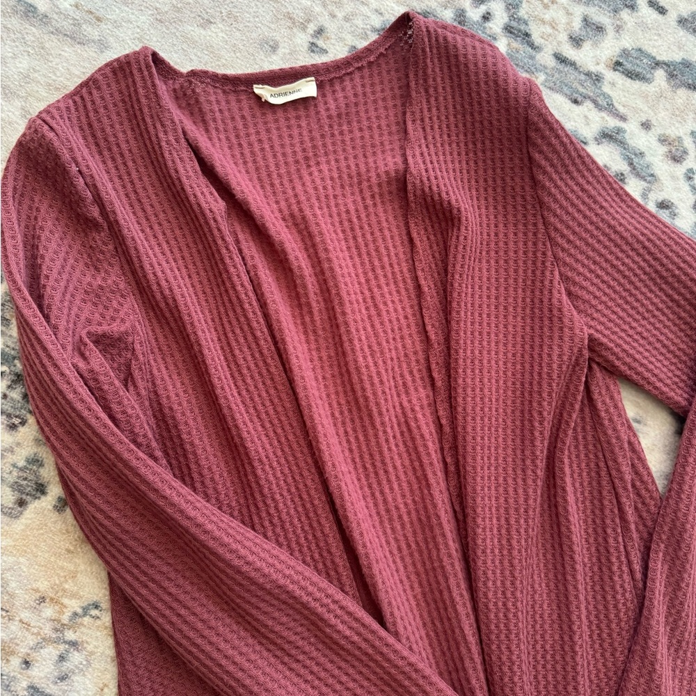 Rose duster cardigan